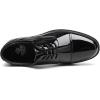 imageDECARSDZ Mens Classic Formal Oxford Laceup Patent Leather Tuxedo Wedding Business Dress ShoesBlack