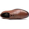imageDECARSDZ Mens Classic Formal Oxford Laceup Patent Leather Tuxedo Wedding Business Dress ShoesBrownPu
