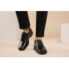 imageDECARSDZ Mens Classic Modern Formal Slip On Dress ShoesBlack