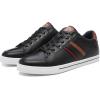 imageDECARSDZ Mens Fashion Dress Sneakers Classic Retro Casual Skate Shoes Breathable Sambas Walking Dress SneakerBlack