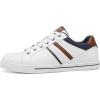 imageDECARSDZ Mens Fashion Dress Sneakers Classic Retro Casual Skate Shoes Breathable Sambas Walking Dress SneakerWhite