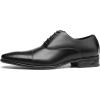 imageDECARSDZ Mens Faux Patent Leather Classic Laceup Formal Oxford Tuxedo Dress ShoesBlack1