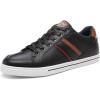 imageDECARSDZ Mens Fashion Dress Sneakers Classic Retro Casual Skate Shoes Breathable Sambas Walking Dress SneakerBlack
