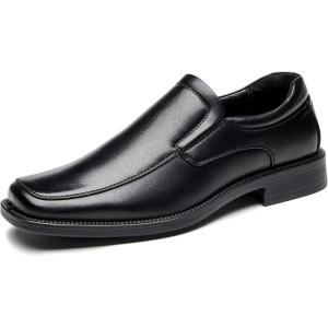 imageDECARSDZ Mens Classic Modern Formal Slip On Dress ShoesBlack
