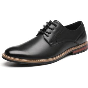 imageDECARSDZ Mens Classic Oxford Wingtip Modern Formal Lace Up Dress Shoes Wedding ShoeBlack043