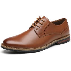 imageDECARSDZ Mens Classic Oxford Wingtip Modern Formal Lace Up Dress Shoes Wedding ShoeBrown043