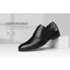 imageDECARSDZ Mens Classic Formal Oxford Lace Up Wedding Pointed Toe Dress Shoes BlackBlack