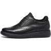 imageDECARSDZ Mens Dress Casual Oxfords Shoes Laceup Fashion Shoes Brogue Shoes for MenBlack