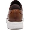imageDECARSDZ Mens Dress Casual Oxfords Shoes Laceup Fashion Shoes Brogue Shoes for MenBrown