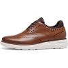 imageDECARSDZ Mens Dress Casual Oxfords Shoes Laceup Fashion Shoes Brogue Shoes for MenBrown