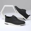 imageDECARSDZ Mens Dress Shoes Casual Oxford Shoes Business Formal Derby Sneakers Walking ShoeBlack