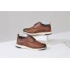 imageDECARSDZ Mens Dress Shoes Casual Oxford Shoes Business Formal Derby Sneakers Walking ShoeBrown2