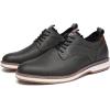 imageDECARSDZ Mens Dress Shoes Casual Oxford Shoes Business Formal Shoes Use for Business Social Gatherings Wedding TravelGrey