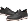 imageDECARSDZ Mens Dress Shoes Casual Oxford Shoes Business Formal Shoes Use for Business Social Gatherings Wedding TravelGrey