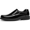 imageDECARSDZ Mens Faux Patent Leather Tuxedo Classic Formal Loafers Dress ShoesBlack