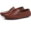 imageDECARSDZ Mens Lightweight Casual Penny Loafers Soft for Driving Slip on Shoes for MenBrown