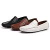 imageDECARSDZ Mens Lightweight Casual Penny Loafers Soft for Driving Slip on Shoes for MenBrown