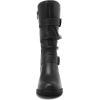 imageDECARSDZ Womens Fashion Mid Calf Black Boots For Women Dress Boot With Chunky Low Heel Style Zipper Comfort BootiesBlack