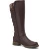 imageDECARSDZ Womens KneeHigh Boots Fashion Riding Booite Metal Buckle Calf BootBrown