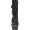 imageDECARSDZ Womens MidCalf Boots Fashion Classic Comfy Biker Motorcycle Riding Low Heel Dress Boot ShoesBlack