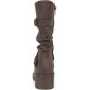 imageDECARSDZ Womens MidCalf Boots Fashion Classic Comfy Biker Motorcycle Riding Low Heel Dress Boot ShoesBrown