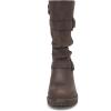 imageDECARSDZ Womens MidCalf Boots Fashion Classic Comfy Biker Motorcycle Riding Low Heel Dress Boot ShoesBrown