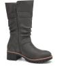 imageDECARSDZ Womens MidCalf Boots Fashion Classic Comfy Biker Motorcycle Riding Low Heel Dress Boot ShoesGrey