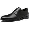 imageDECARSDZ Mens Classic Formal Oxford Lace Up Wedding Pointed Toe Dress Shoes BlackBlack