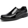 imageDECARSDZ Mens Faux Patent Leather Tuxedo Classic Formal Loafers Dress ShoesBlack