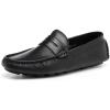 imageDECARSDZ Mens Lightweight Casual Penny Loafers Soft for Driving Slip on Shoes for MenBlack