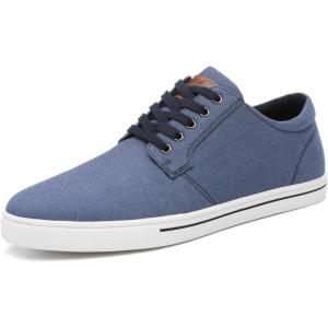 imageDECARSDZ Mens Fashion Dress Sneakers Comfortable Casual Skate Shoe Walking Oxford ShoesBlue