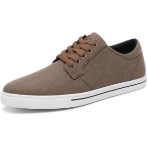 imageDECARSDZ Mens Fashion Dress Sneakers Comfortable Casual Skate Shoe Walking Oxford ShoesBrown