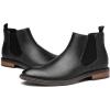imageDECARSDZ Mens Chelsea Boots Casual Classic Comfy SlipOn Suede Chukka Mens Ankle BootBlack1026