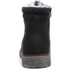 imageDECARSDZ Mens Fashion Laceup Casual Chukka Boots for Men Zipper BootBlackfur