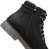 imageDECARSDZ Mens Fashion Laceup Casual Chukka Boots for Men Zipper BootBlackfur