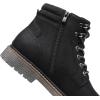 imageDECARSDZ Mens Fashion Laceup Casual Chukka Boots for Men Zipper BootBlackno Fur