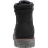 imageDECARSDZ Mens Fashion Laceup Casual Chukka Boots for Men Zipper BootBlackno Fur