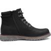 imageDECARSDZ Mens Fashion Laceup Casual Chukka Boots for Men Zipper BootBlackno Fur