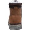 imageDECARSDZ Mens Fashion Laceup Casual Chukka Boots for Men Zipper BootBrownfur
