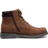 imageDECARSDZ Mens Fashion Laceup Casual Chukka Boots for Men Zipper BootBrownno Fur