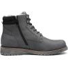 imageDECARSDZ Mens Fashion Laceup Casual Chukka Boots for Men Zipper BootGreyfur