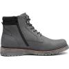 imageDECARSDZ Mens Fashion Laceup Casual Chukka Boots for Men Zipper BootGreyno Fur