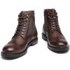 imageDECARSDZ Mens Fashion Laceup Dress Casual Chukka Boots for Men Zipper BootBrown