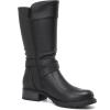 imageDECARSDZ Womens MidCalf Boots Fall Low Heel Fashion Ladies Combat Motorcycle BootsBlack