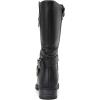 imageDECARSDZ Womens MidCalf Boots Fall Low Heel Fashion Ladies Combat Motorcycle BootsBlack