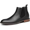 imageDECARSDZ Mens Chelsea Boots Casual Classic Comfy SlipOn Suede Chukka Mens Ankle BootBlack1026