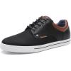 imageDECARSDZ Mens Fashion Dress Sneakers Comfortable Casual Skate Shoe Walking Oxford ShoesBlack