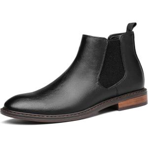 imageDECARSDZ Mens Chelsea Boots Casual Classic Comfy SlipOn Suede Chukka Mens Ankle BootBlack1026