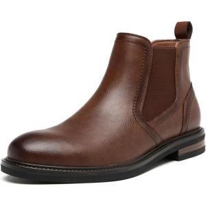imageDECARSDZ Mens Chelsea Boots Casual Classic Comfy SlipOn Suede Chukka Mens Ankle BootBrown1028
