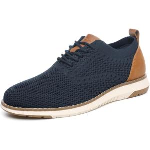 imageDECARSDZ Mens Mesh Fabric Fashion Sneakers Casual Oxfords Shoe Breathable Walking Shoes Use for Urban Commuting Leisure Socials Outdoor City GetawaysBlue